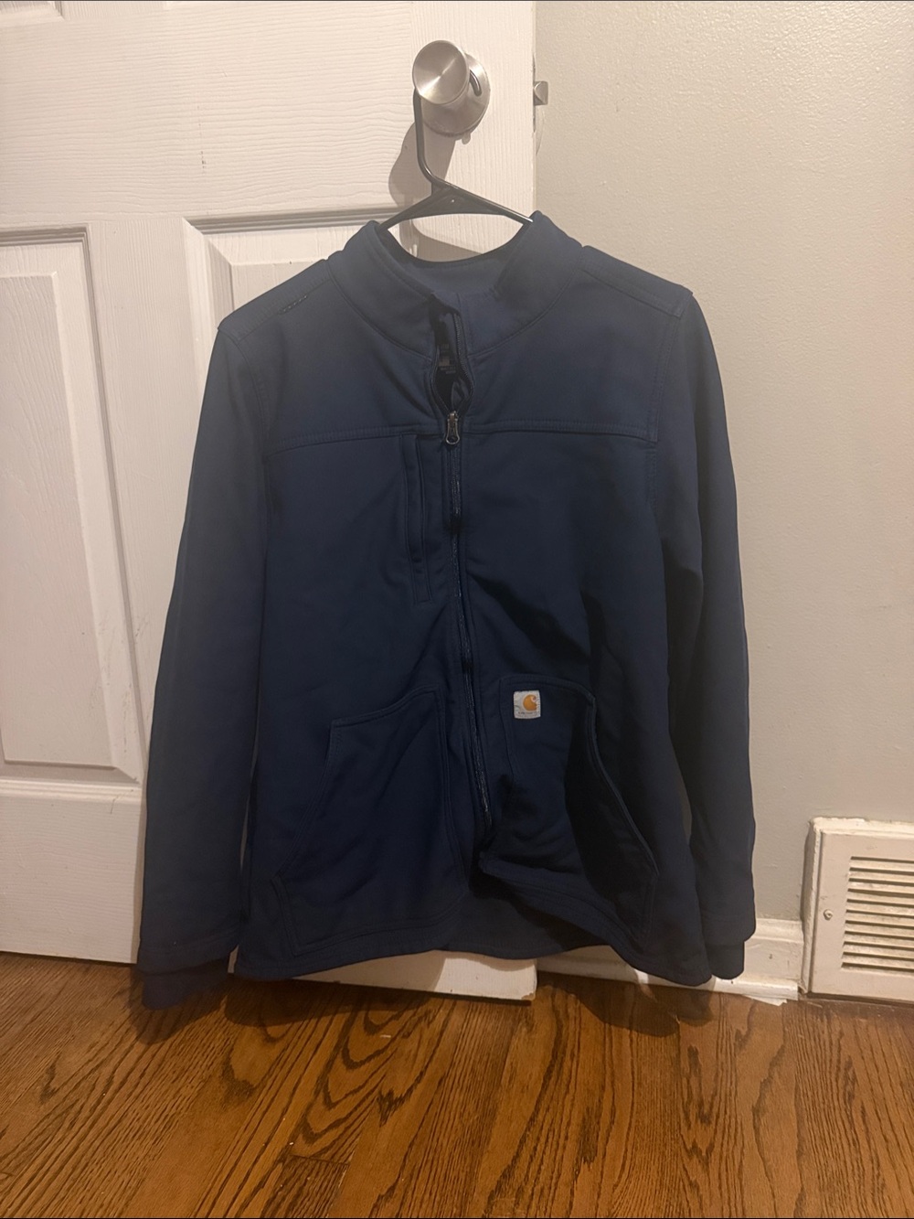 Carhartt Navy Blue Men's Zip-Up Jacket